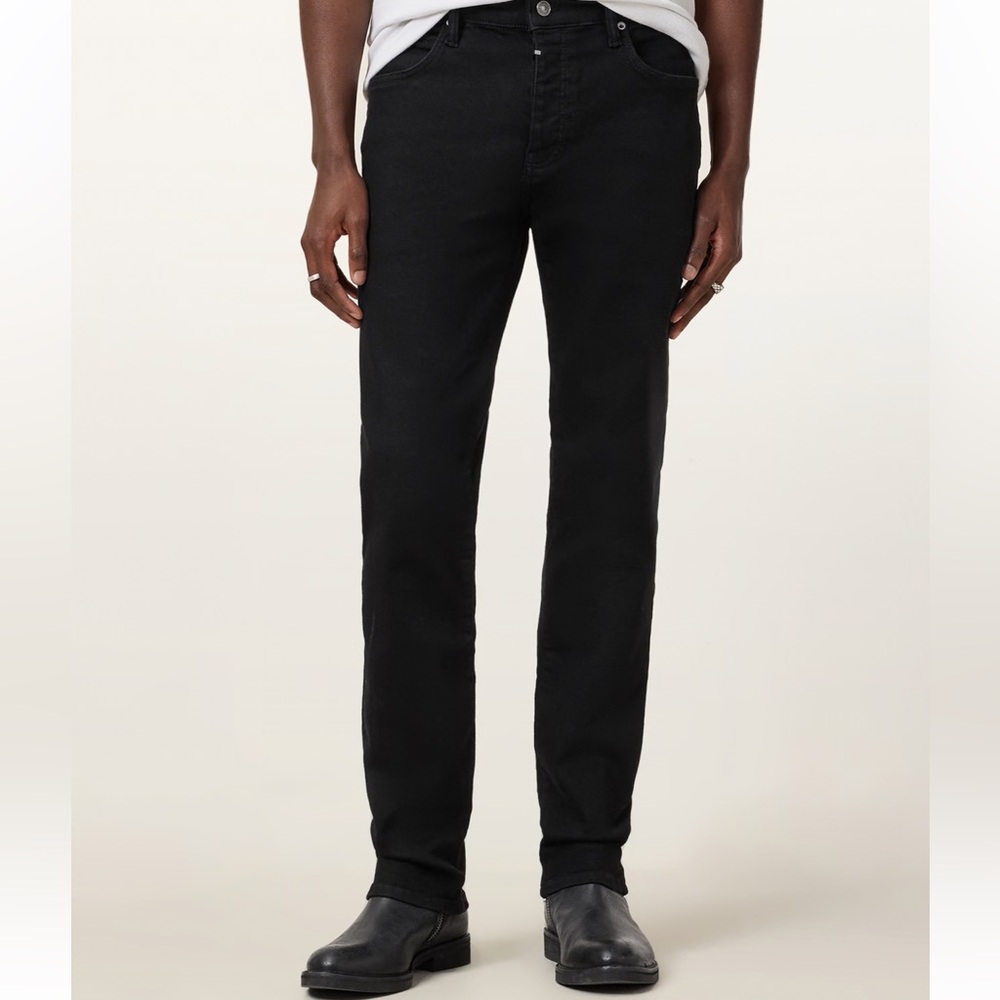All Saints Men's Slim Black Jeans